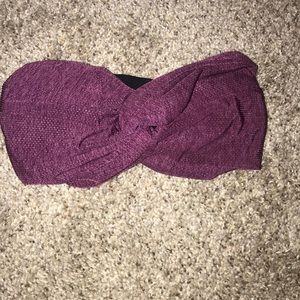 🚨SALE🚨 Dark purple athletic headband (Lucy)